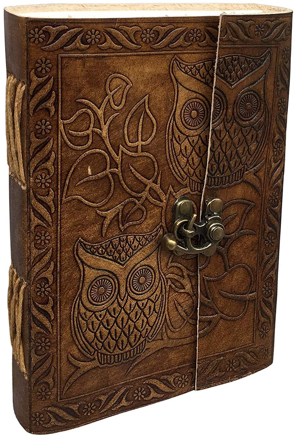 Vintage Owl Embossed Book