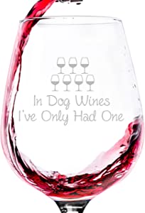Dog Wines Funny Glassware