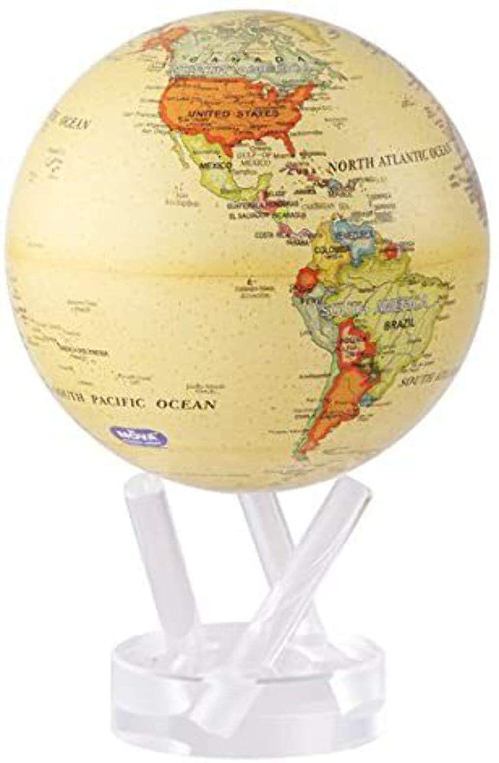 MOVA Political Map Globe