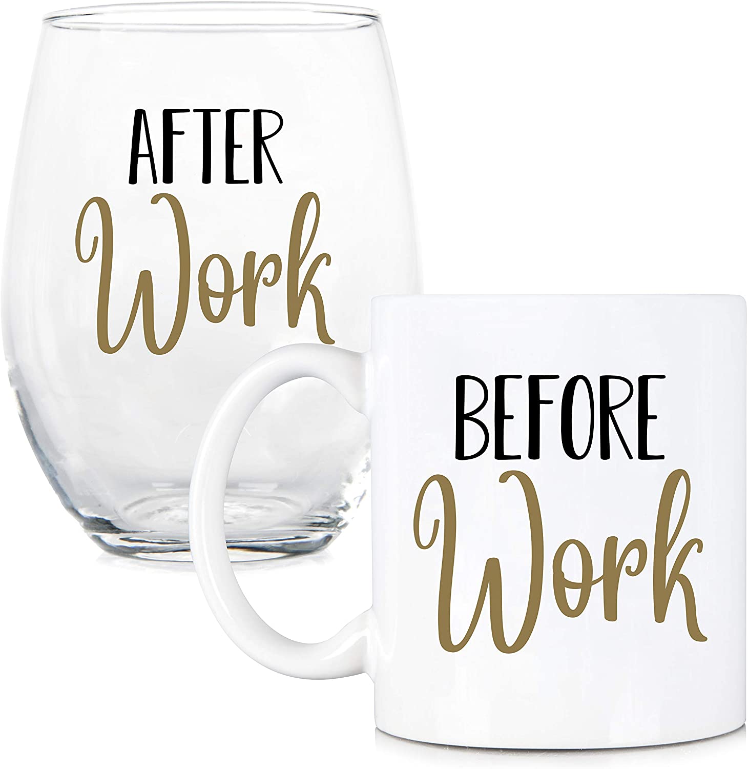 Before and After Drink Ware