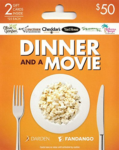 Dinner and a Movie Gift Cards