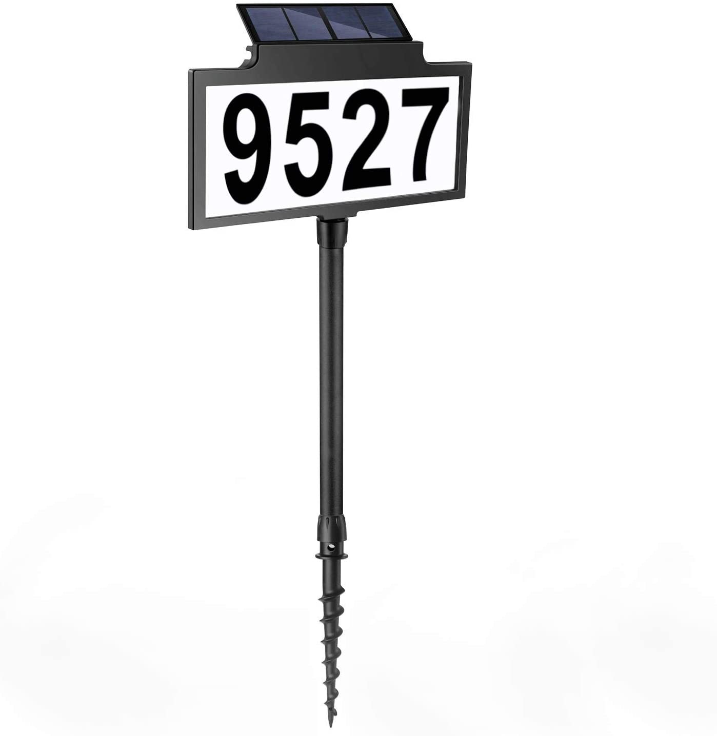 Solar Address Sign