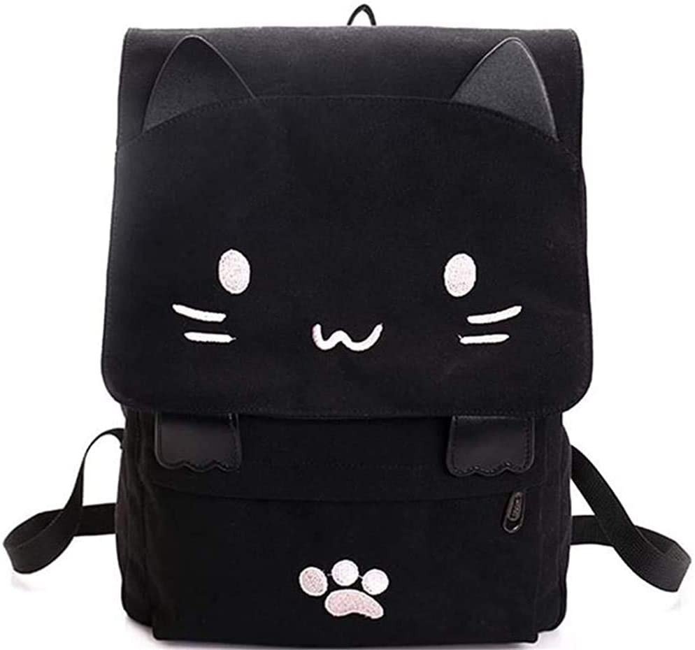 Cat Print Backpack