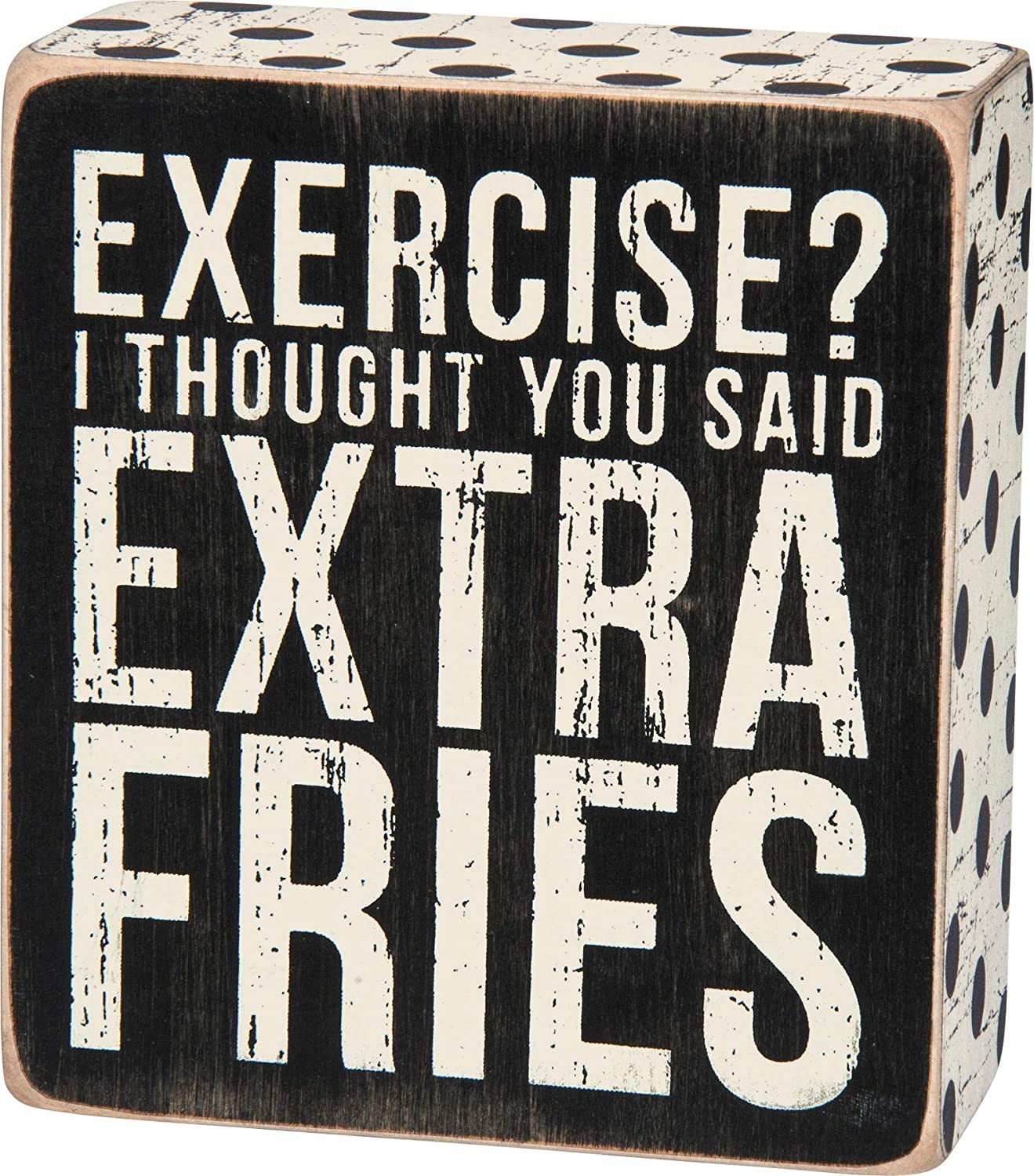 Exercise Box Sign