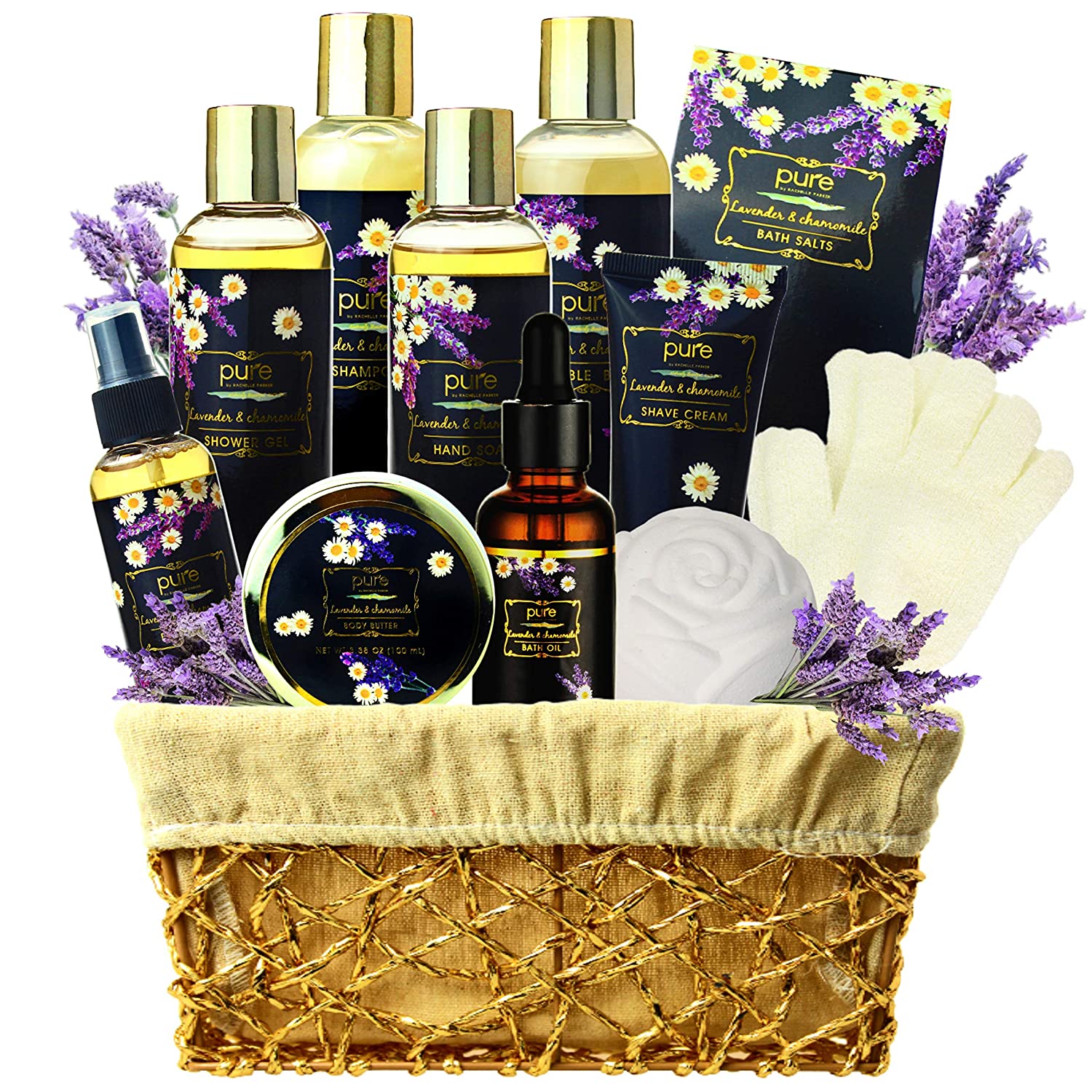 Lavender and Chamomile Aroma Therapy Gift Basket