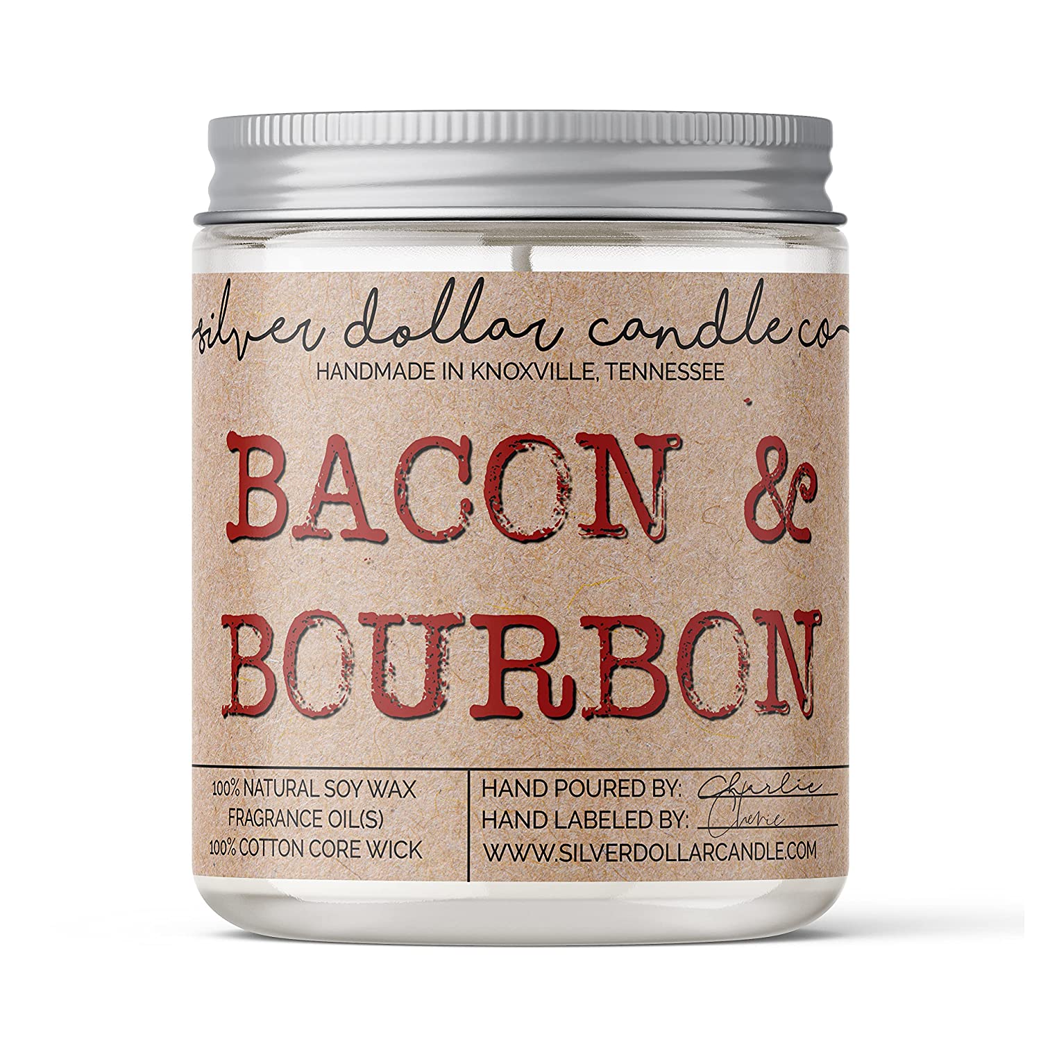 Bourbon and Bacon Candle