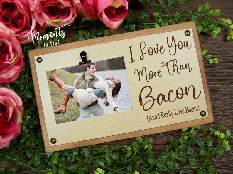 Funny Bacon Picture Frame