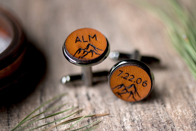 Leather Cuff Links