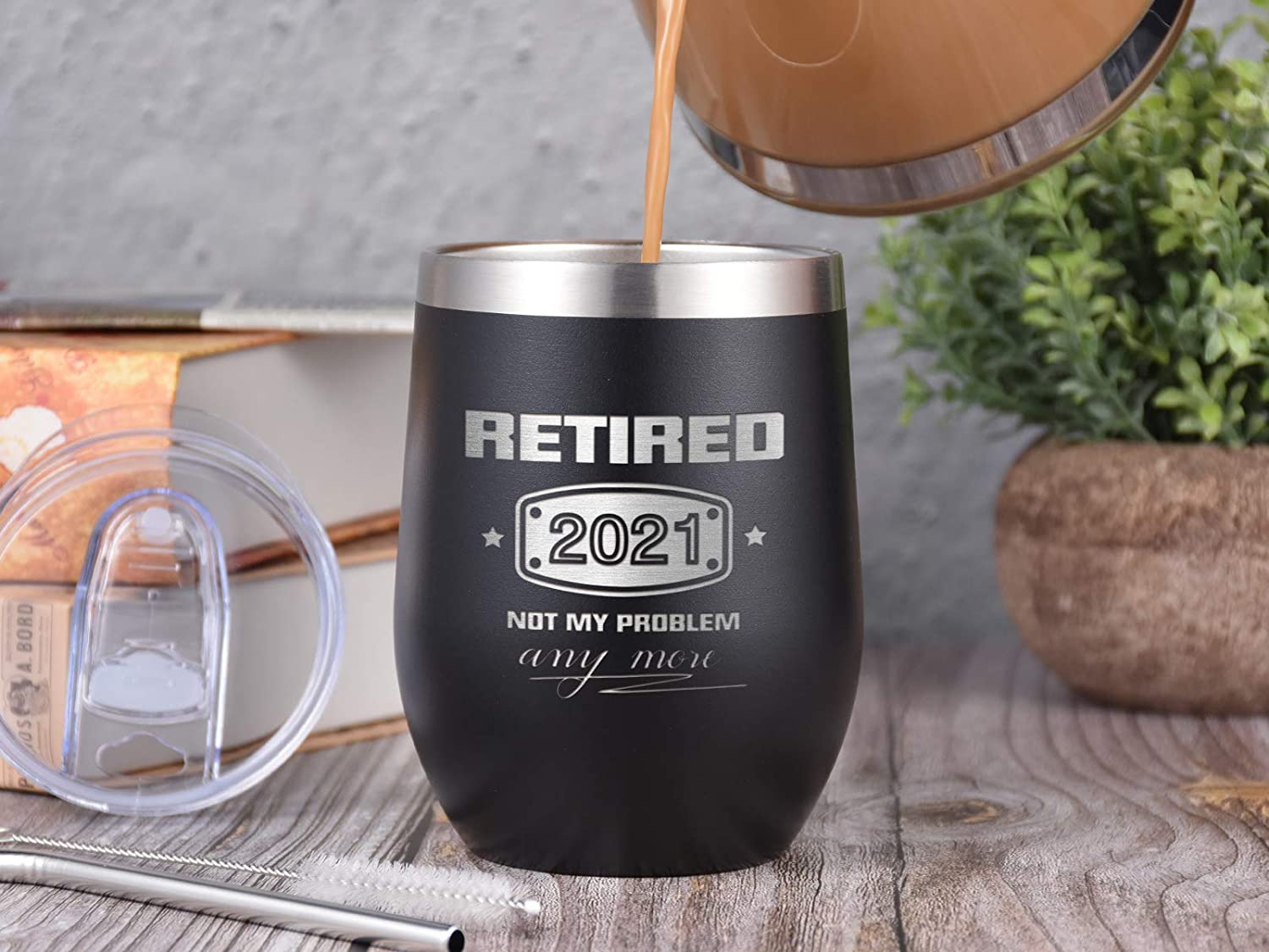 Not My Problem Any More Retirement Tumbler