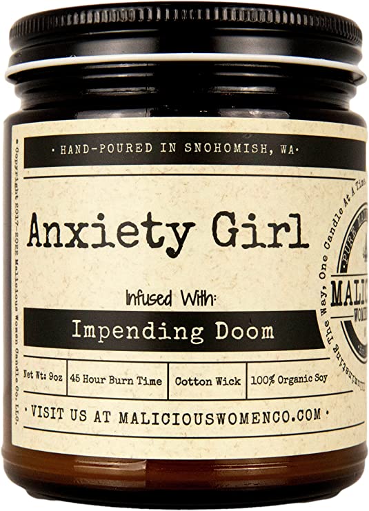 Anxiety Girl Candle
