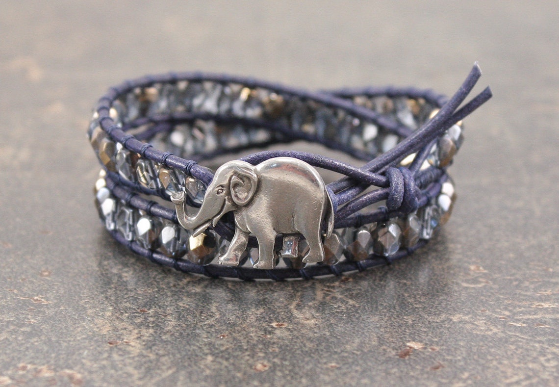 Sparkling Elephant Bracelet