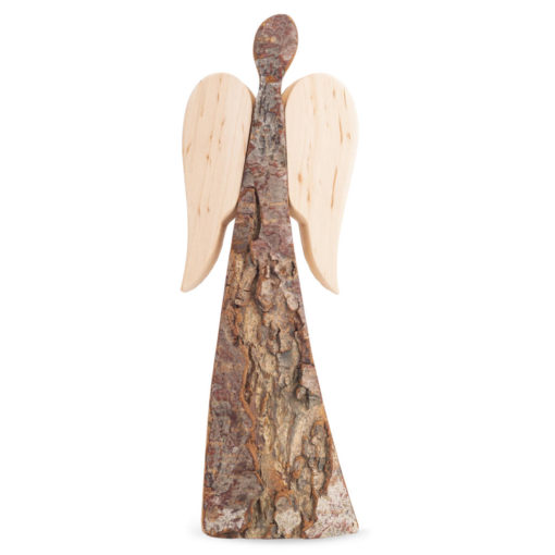 Rustic Wood Angel Figurine