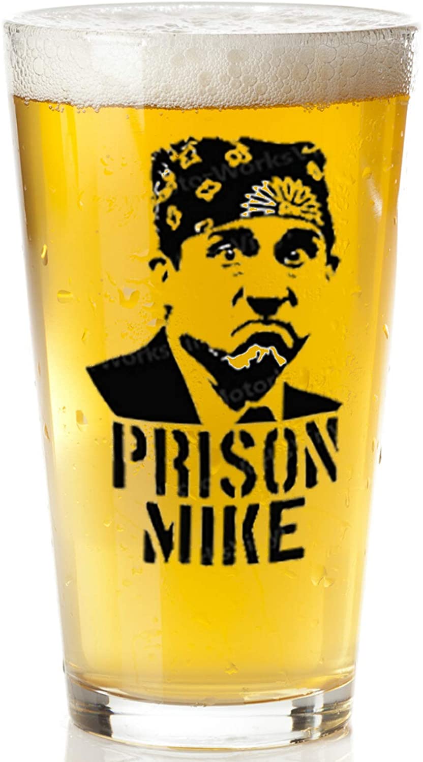 Prison Mike Beer Glass