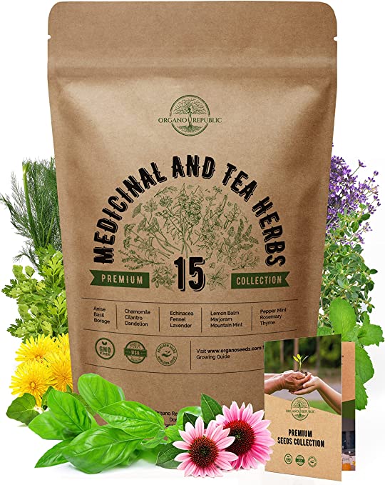 Variety Pack of Medicinal and Herbal Tea Seeds