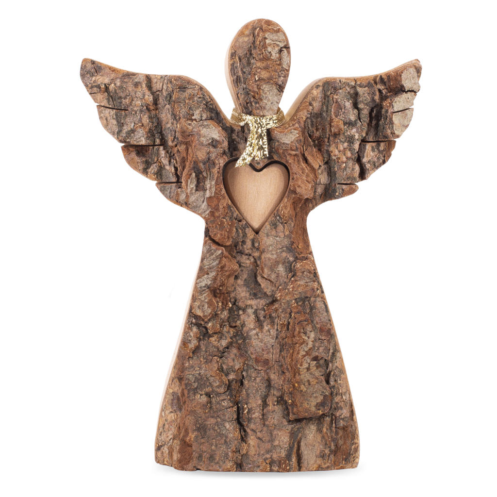 Wood Angel Figurine