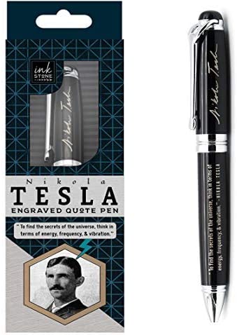 Nikola Tesla Engraved Pen