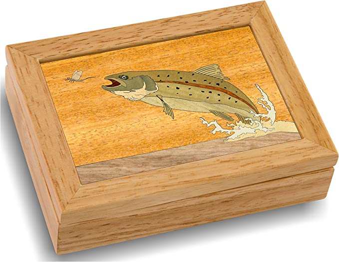 Wood Art Trout Box