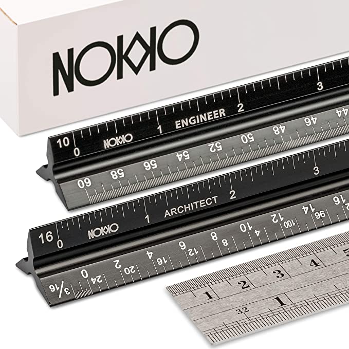 Engineering and Architectural Scale Ruler Set
