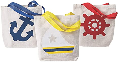 Small Nautical Tote Bags