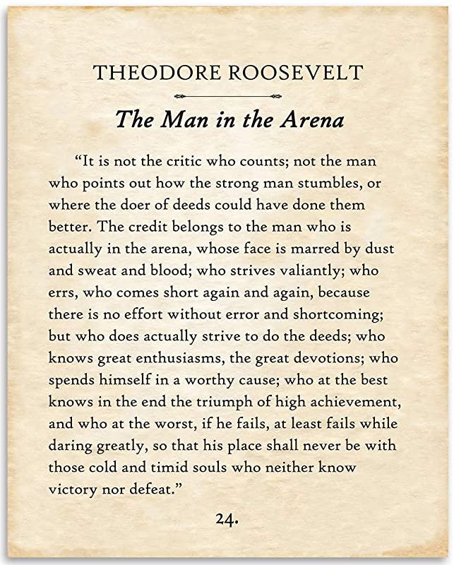 Theodore Roosevelt - Book Page Print