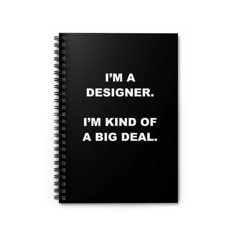 Big Deal Designer Notebook