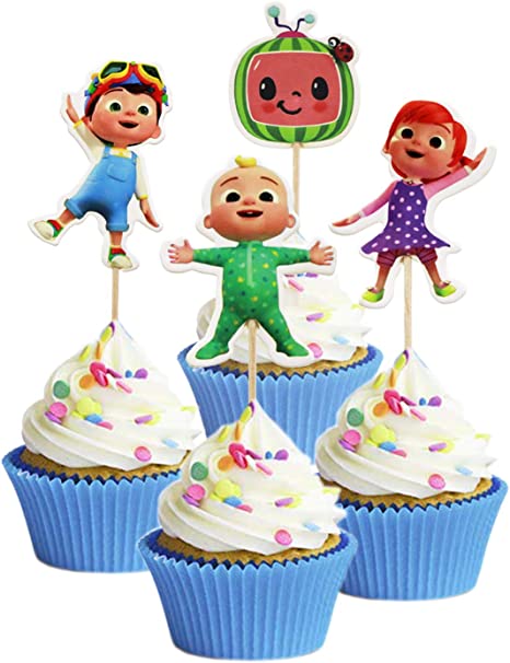 Cartoon Cupcake Topper